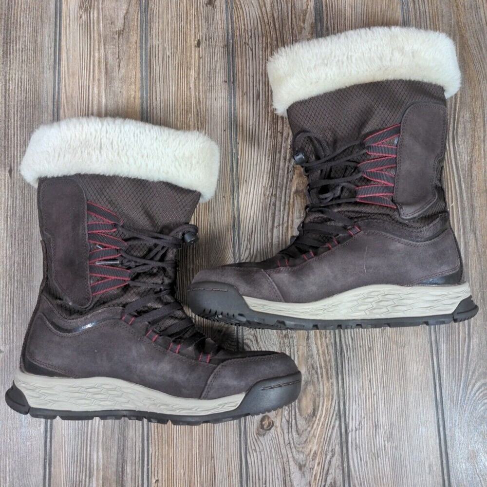 New Balance Heat Fresh Foam 1000 Women Walking Boot Fur Lined Size 8 Winter Snow - Picture 5 of 10